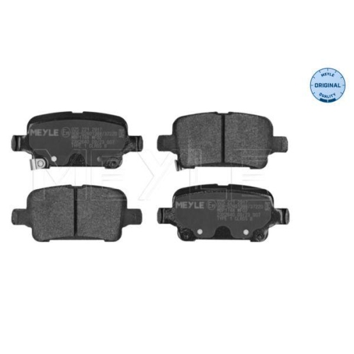 MEYLE Bremsbelagsatz, Scheibenbremse MEYLE-ORIGINAL: True to OE. 025 221 2917