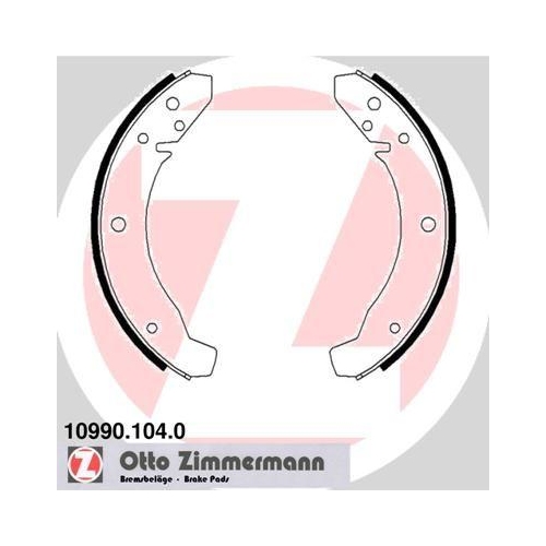 ZIMMERMANN Bremsbackensatz 10990.104.0