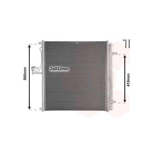 VAN WEZEL Kondensator, Klimaanlage *** IR PLUS *** 18015731