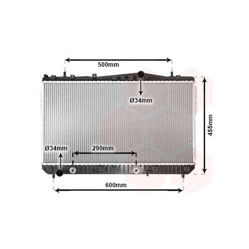 VAN WEZEL K&uuml;hler, Motork&uuml;hlung 81002053
