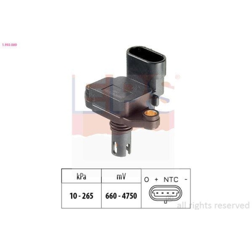 EPS Luftdrucksensor, H&ouml;henanpassung Made in Italy - OE Equivalent 1.993.089