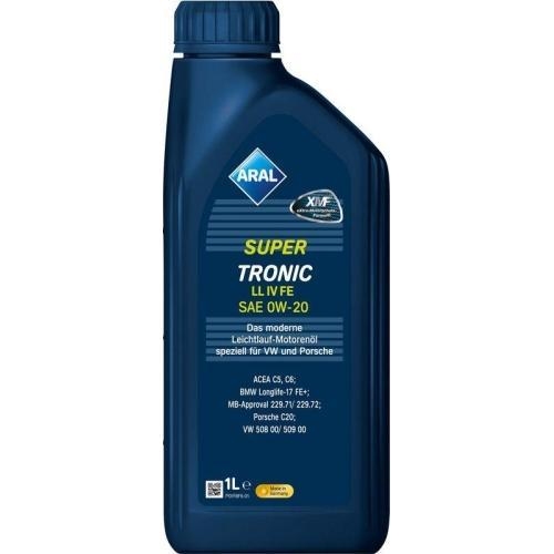 Motor&ouml;l Motoren&ouml;l Aral SuperTronic LL IV FE 0W-20 1 Liter Flasche 15F45F