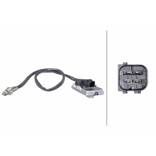 HELLA NOx-Sensor, NOx-Katalysator 6PN 358 186-391
