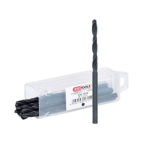HSS-R Spiralbohrer, 3mm, 10er Pack KS TOOLS 330.1030