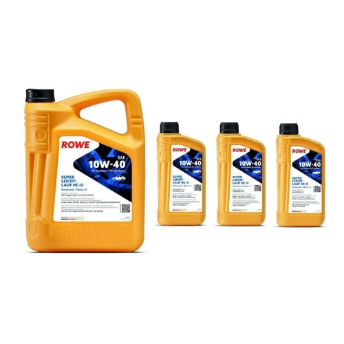 Motoröl ROWE Hightec Super Leichtlauf HC-O 10W-40 MB229.1 VW50101 50500 8 Liter