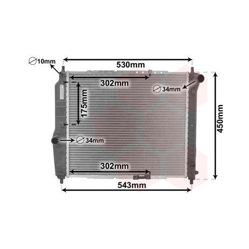 VAN WEZEL K&uuml;hler, Motork&uuml;hlung 81002066