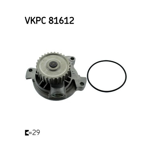 SKF Wasserpumpe, Motorkühlung VKPC 81612
