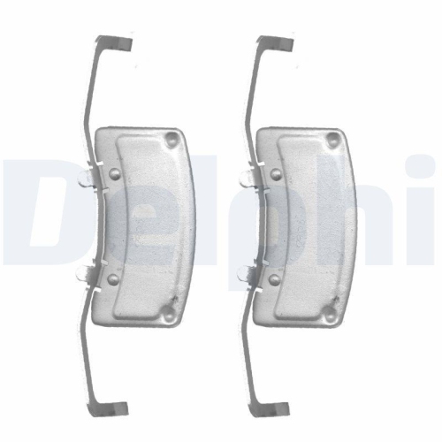 DELPHI Zubehörsatz, Scheibenbremsbelag LX0542