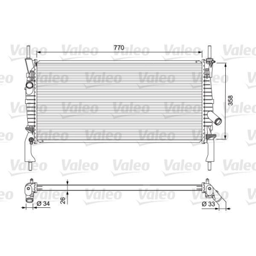 VALEO Kühler, Motorkühlung