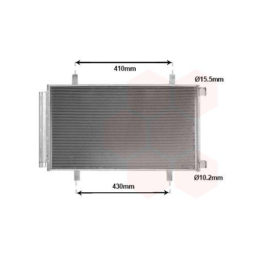 VAN WEZEL Kondensator, Klimaanlage 52015709