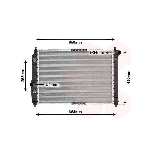 VAN WEZEL K&uuml;hler, Motork&uuml;hlung 81002068