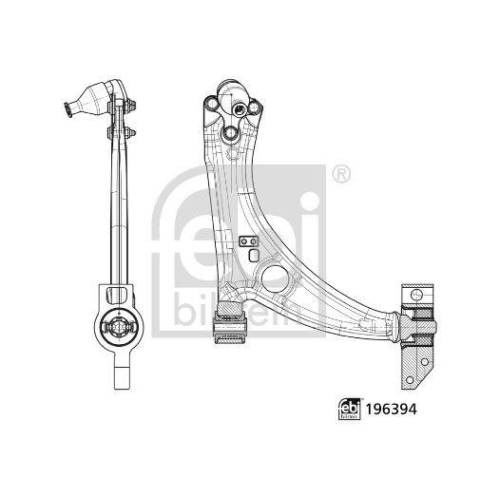FEBI BILSTEIN Lenker, Radaufh&auml;ngung 196394