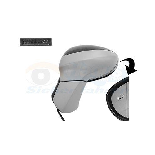 VAN WEZEL Au&szlig;enspiegel * HAGUS * 3872827