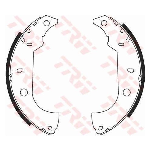TRW Bremsbackensatz GS8614