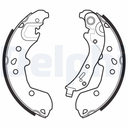 DELPHI Bremsbackensatz LS2148
