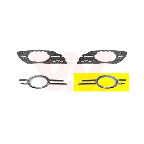 VAN WEZEL L&uuml;ftungsgitter, Sto&szlig;f&auml;nger ** Equipart ** 3043597