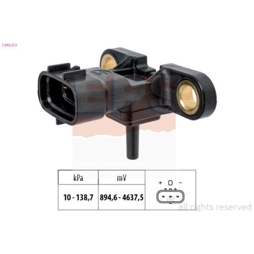 EPS Drucksensor, Bremskraftverst&auml;rker Made in Italy - OE Equivalent 1.993.213