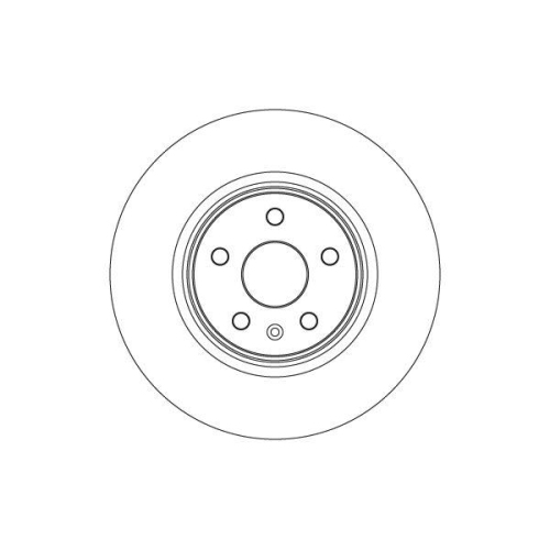 TRW Bremsscheibe TRW SINGLE DF6585S
