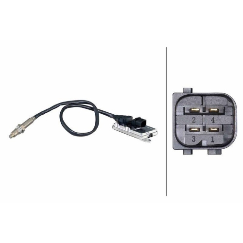 HELLA NOx-Sensor, NOx-Katalysator 6PN 358 186-411