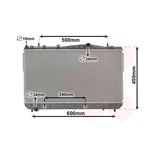 VAN WEZEL K&uuml;hler, Motork&uuml;hlung 81002074