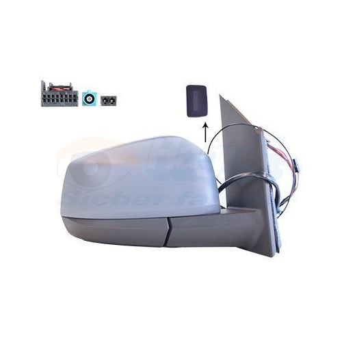 VAN WEZEL Au&szlig;enspiegel * HAGUS * 5707828