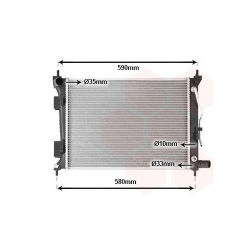 VAN WEZEL K&uuml;hler, Motork&uuml;hlung 83012243