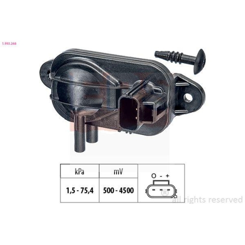 EPS Luftdrucksensor, H&ouml;henanpassung Made in Italy - OE Equivalent 1.993.268