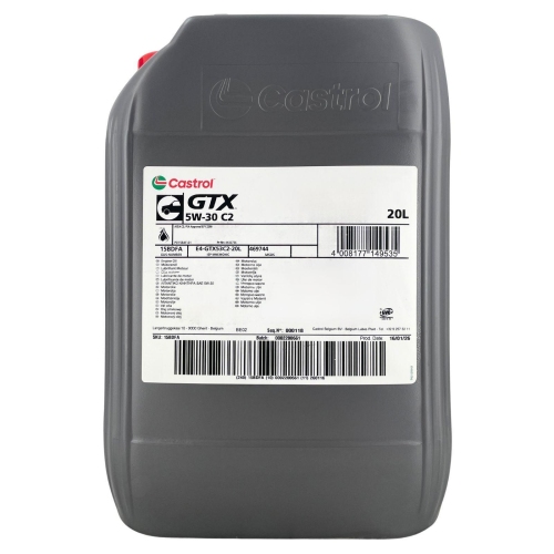 Motor&ouml;l Castrol GTX 5W-30 C2 Peugeot PSA B71 2290 Motoren&ouml;l 20 Liter 15BDFA