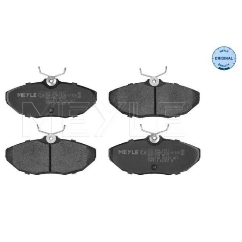 MEYLE Bremsbelagsatz, Scheibenbremse MEYLE-ORIGINAL: True to OE. 025 234 2417