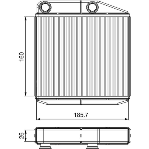 VALEO W&auml;rmetauscher, Innenraumheizung