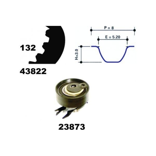 MAPCO Zahnriemensatz 23822