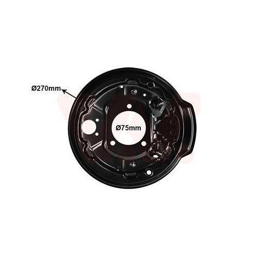 VAN WEZEL Abdeckblech, Bremstrommel 0903373