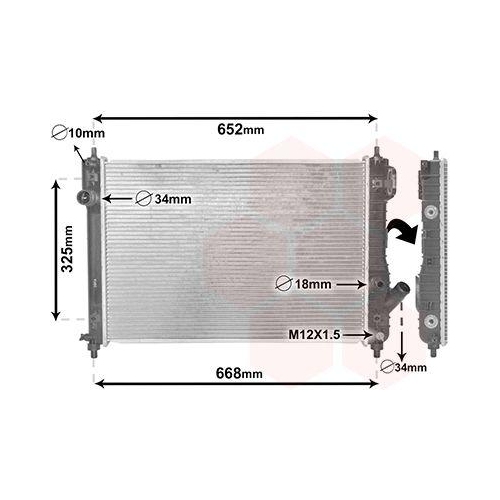 VAN WEZEL K&uuml;hler, Motork&uuml;hlung *** IR PLUS *** 81002087