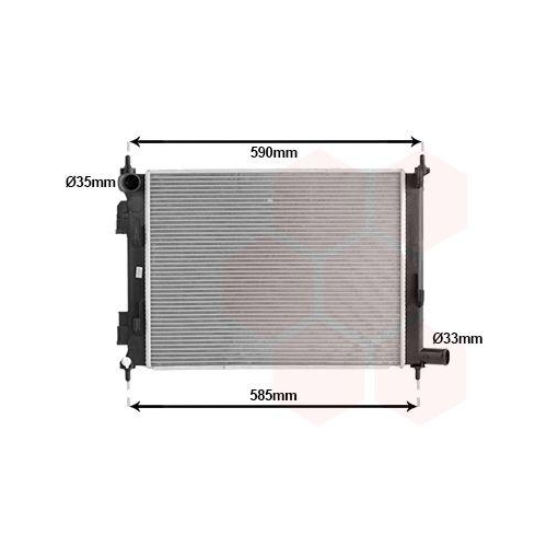 VAN WEZEL K&uuml;hler, Motork&uuml;hlung 83012726