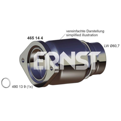 ERNST Flexrohr, Abgasanlage 465144