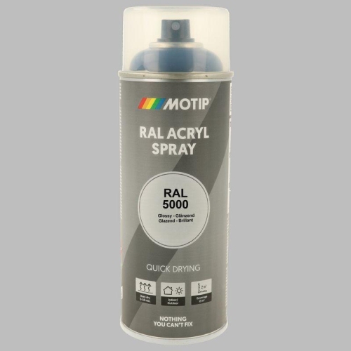 Lackspray Farbe schnell trocknend RAL 5000 violettblau hochglanz 400ml 07008