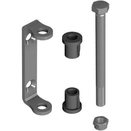 Befestigungsset f&uuml;r Doppelgelenkscharnier zum Anschrauben, Set f&uuml;r 1 Scharnierglied Suer 643045092