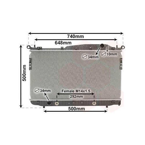 VAN WEZEL K&uuml;hler, Motork&uuml;hlung 81002135
