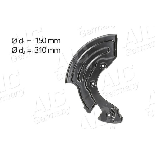 AIC Spritzblech, Bremsscheibe Original AIC Quality 57065