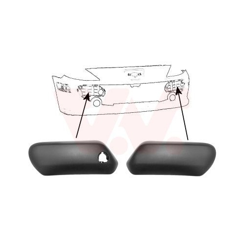 VAN WEZEL Zier-/Schutzleistensatz, Sto&szlig;f&auml;nger 4041599