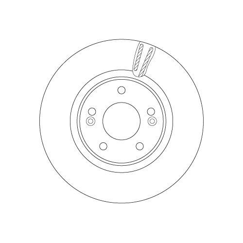TRW Bremsscheibe DF6497S