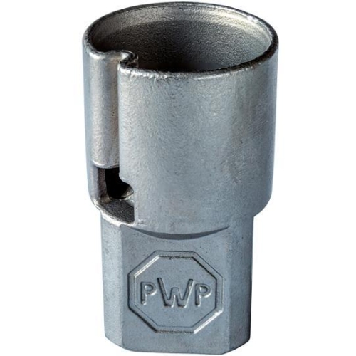 Adapter unten f&uuml;r Alu-Planenspannrohr Durchmesser 27 mm Edelstahl Suer 670025355