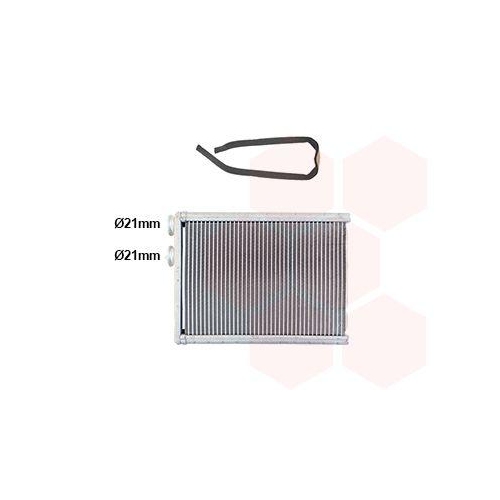 VAN WEZEL W&auml;rmetauscher, Innenraumheizung 40016703