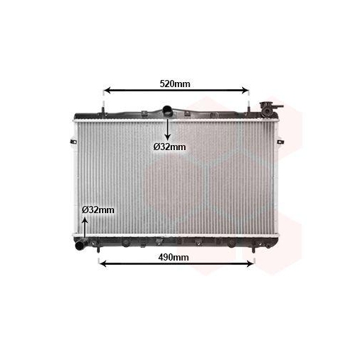 VAN WEZEL K&uuml;hler, Motork&uuml;hlung 82002043