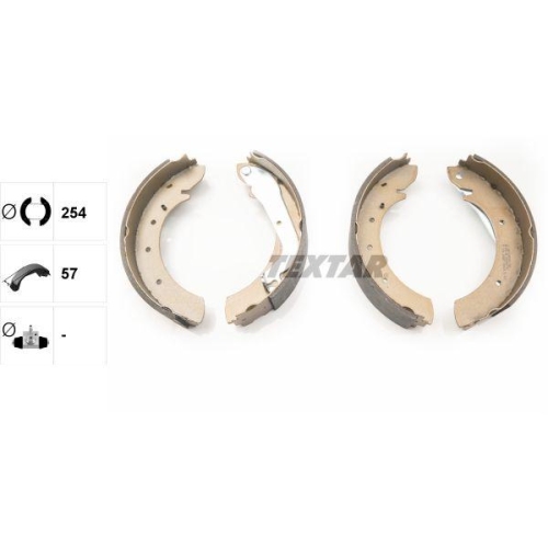 TEXTAR Bremsbackensatz 91039500
