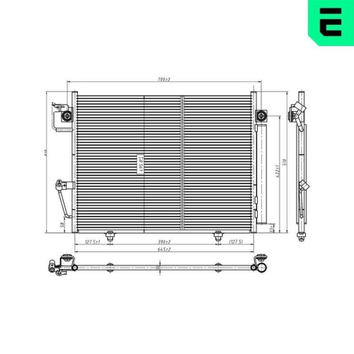 ERA Kondensator, Klimaanlage 667332