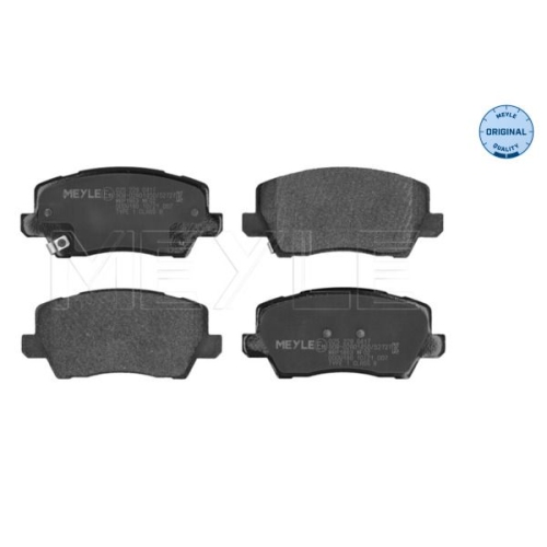 MEYLE Bremsbelagsatz, Scheibenbremse MEYLE-ORIGINAL: True to OE. 025 229 0417