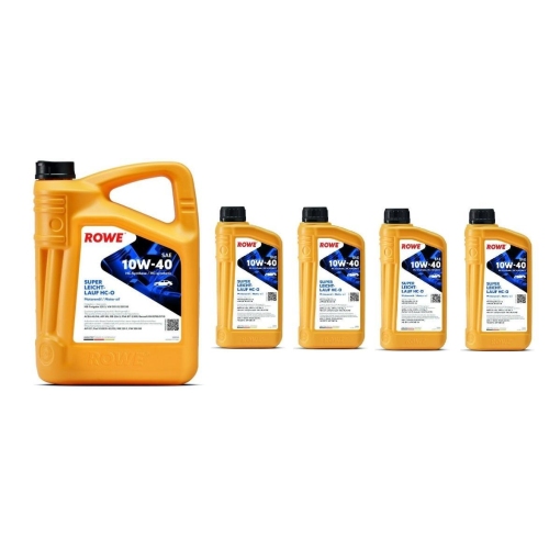 Motoröl ROWE Hightec Super Leichtlauf HC-O 10W-40 MB229.1 VW50101 50500 9 Liter