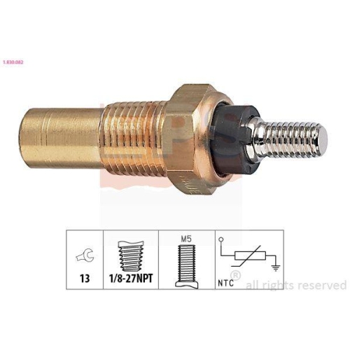 EPS Sensor, K&uuml;hlmitteltemperatur Made in Italy - OE Equivalent