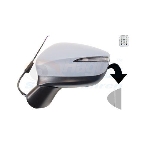 VAN WEZEL Au&szlig;enspiegel * HAGUS * 2786807